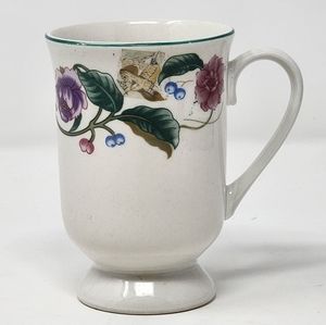 Castlegarden Collection Made By Citation Coffee/Tea Cup Pink Purple Blue Flowers